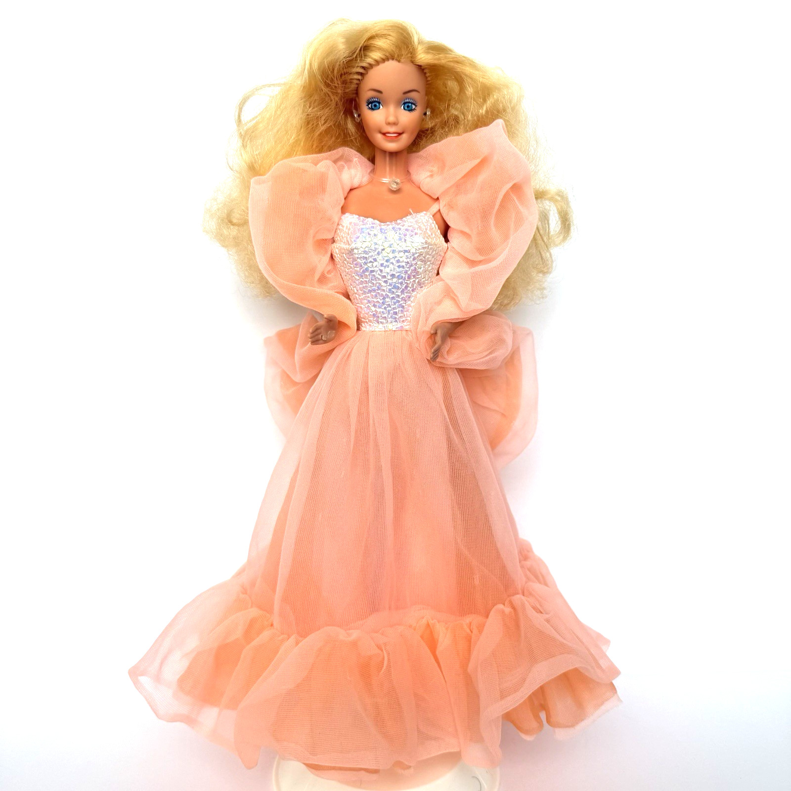 1984 Peaches ‘N Cream Barbie Doll #7926 w/ Jewelry and Shoes Vintage Mattel
