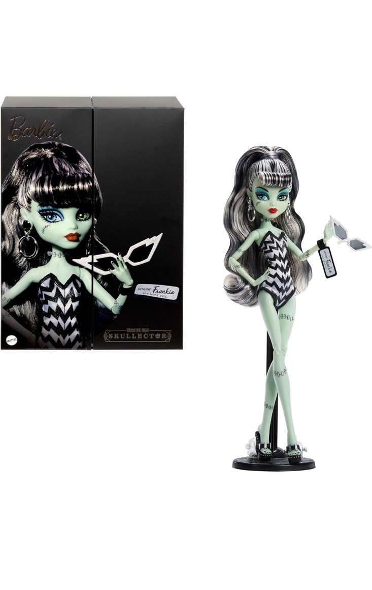 Monster High Skullector Frankie Stein x Barbie Doll – JHK28