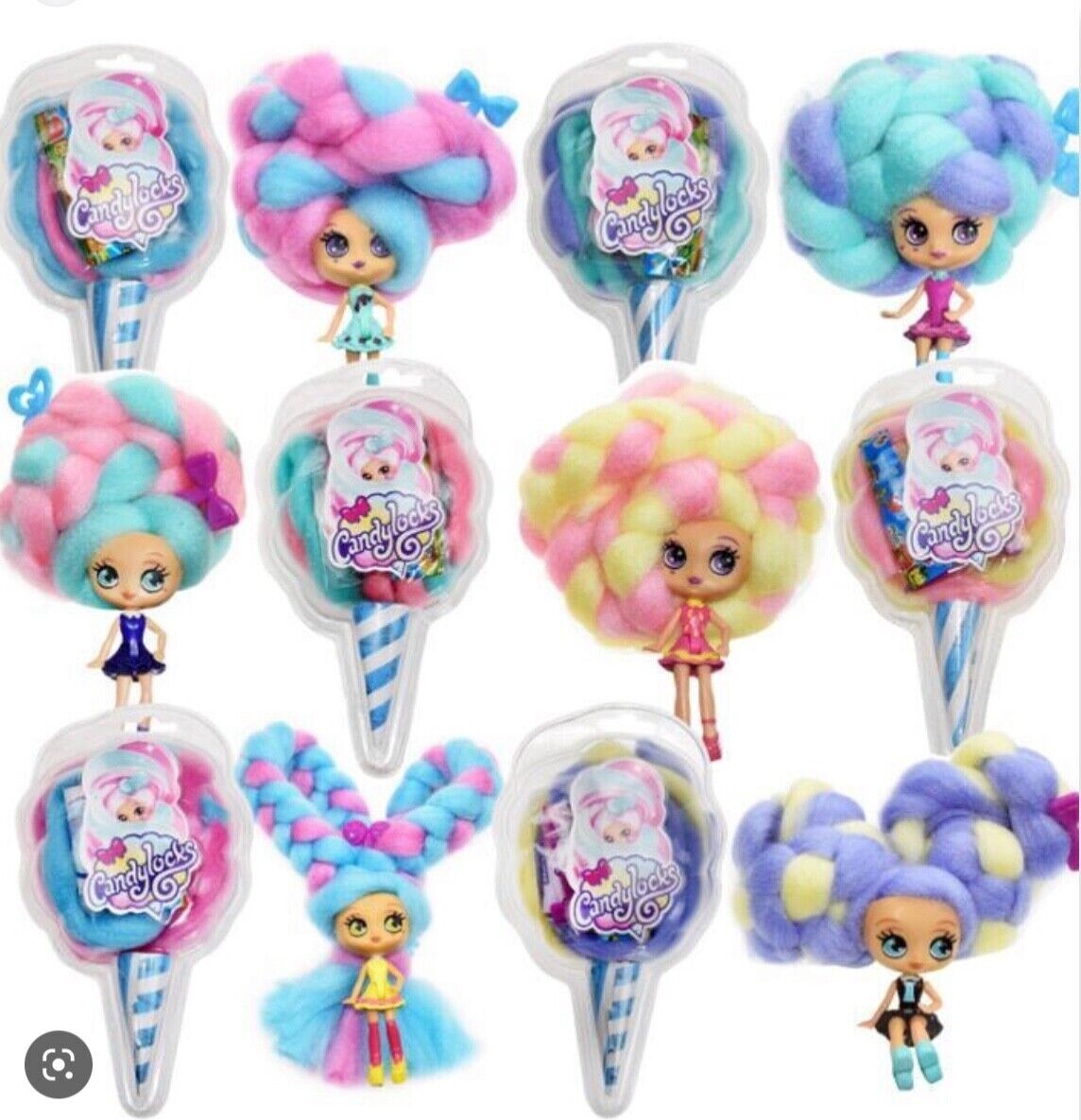 1 RANDOM Sealed Candylocks Cotton Candy Scented Surprise Doll & Accessories New