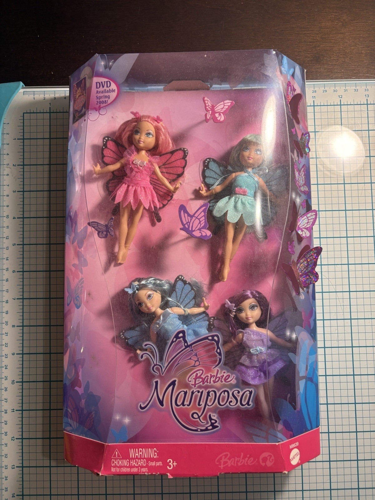 VERY RARE Barbie Fairytopia Mariposa Fairy-ettes/Mini Fairies 4 Colorful Fairies