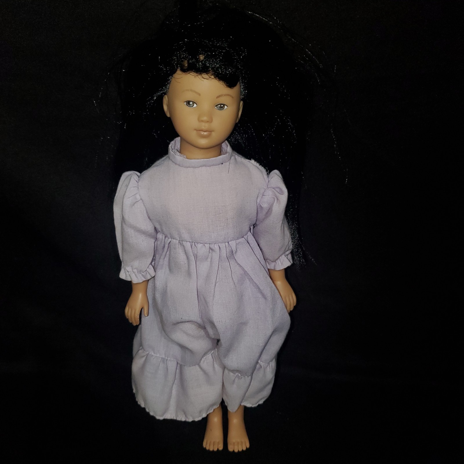 1995 Unimax Doll With Black Hair And Dress