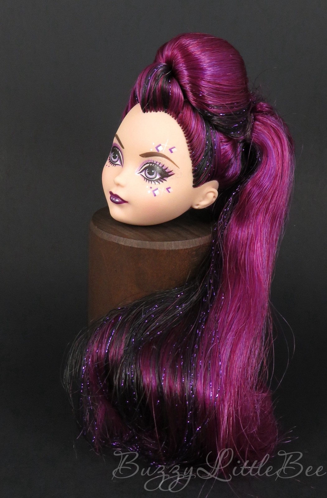 Raven Queen Thronecoming Head Only #1 Ever After High Doll