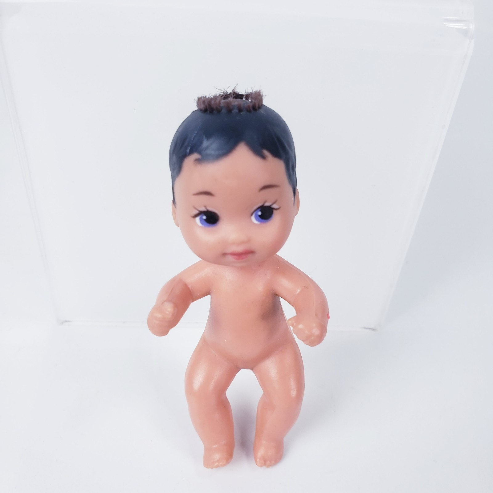 Vintage Mattel Barbie Baby Krissy Doll Hair Cut Brunette Dark Hair
