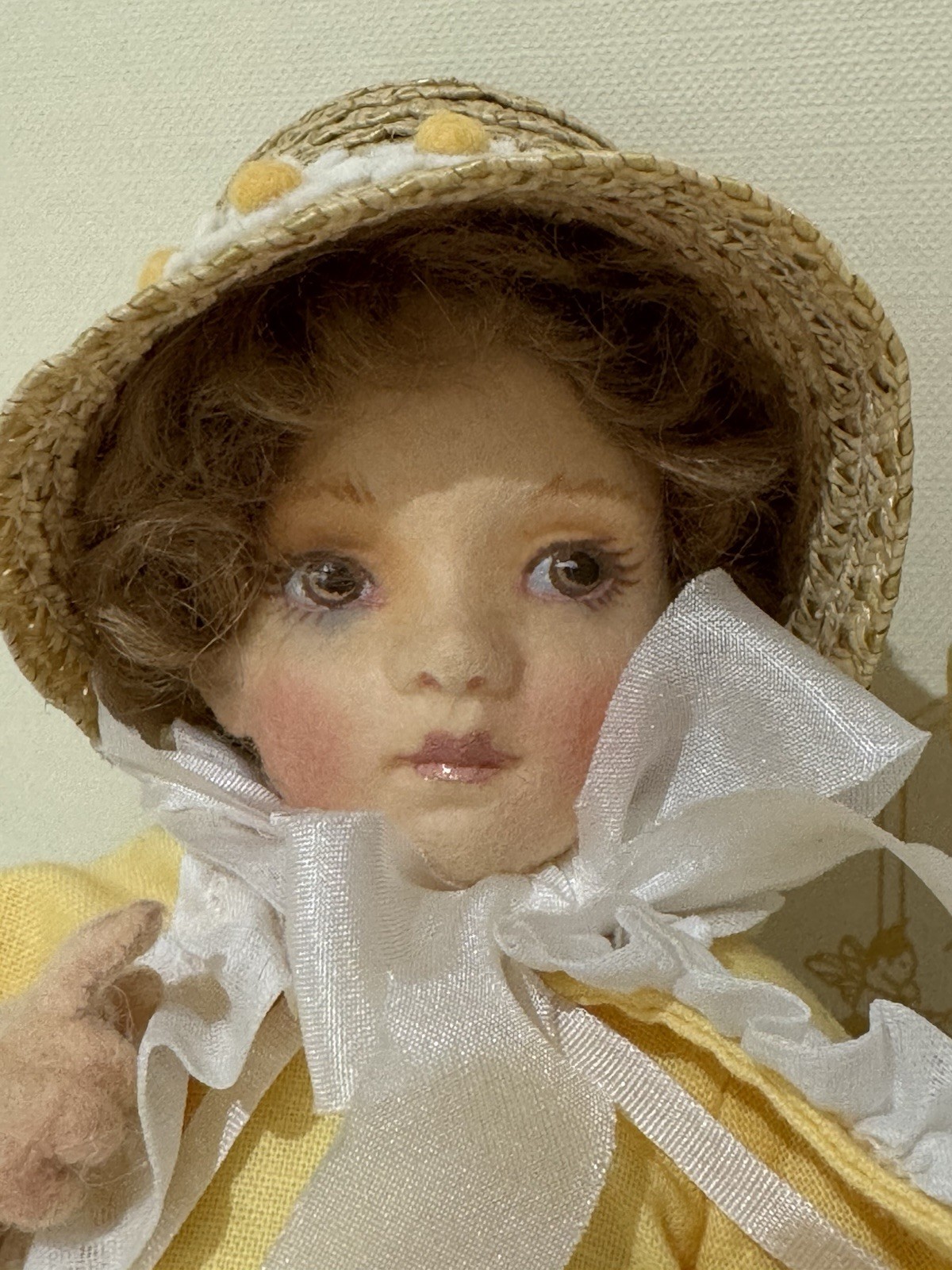 R John Wright 8”Molly & Jack Set #135 Kate Greenaway Series Signed