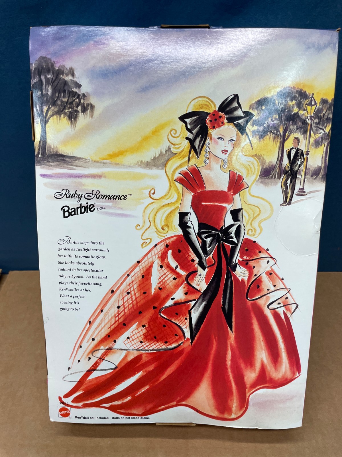 1995 Ruby Romance Blonde Barbie Doll Mattel 13612