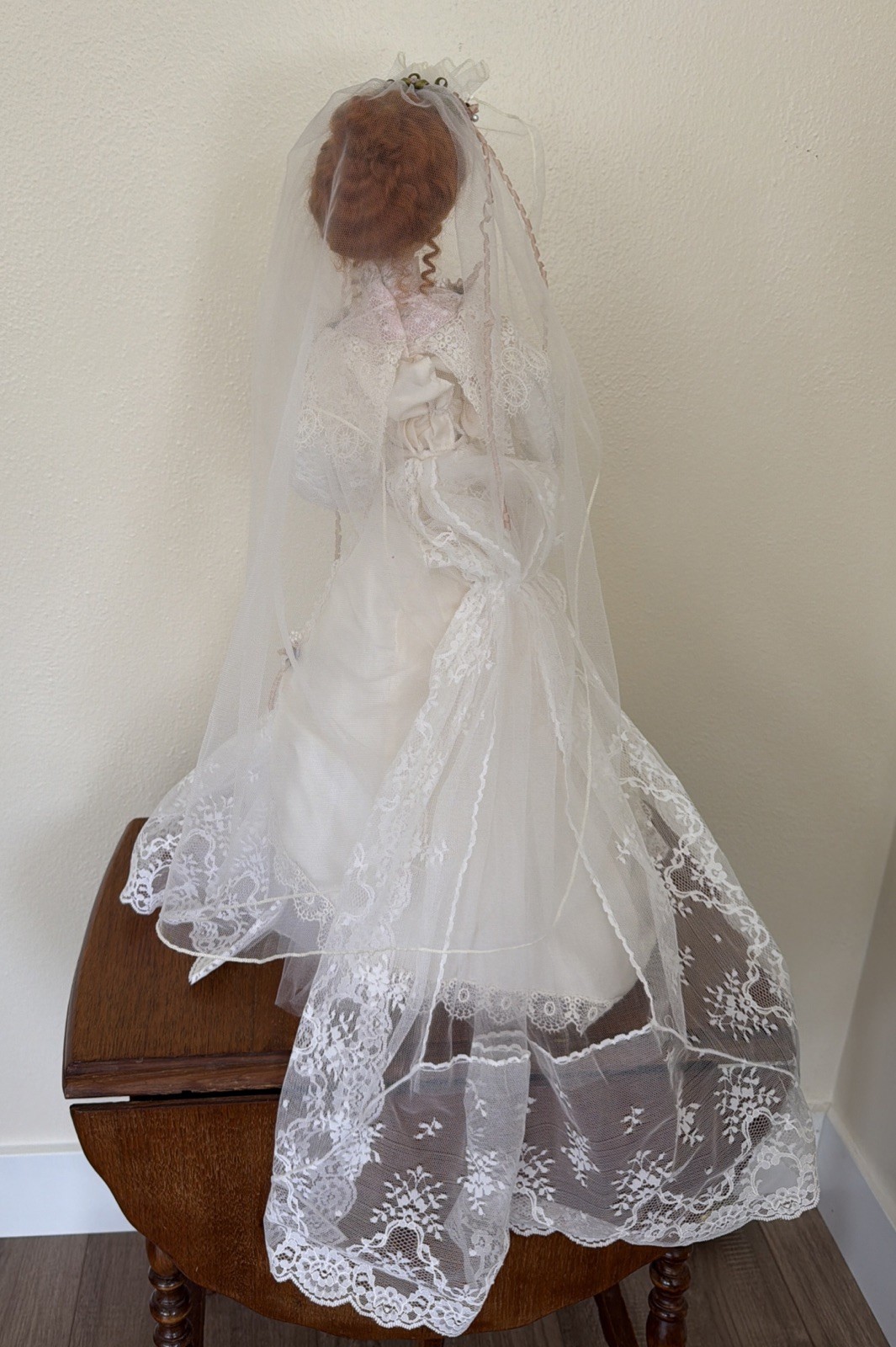 Franklin Mint ANNIVERSARY HEIRLOOM BRIDE GIBSON GIRL DOLL 21 Inch