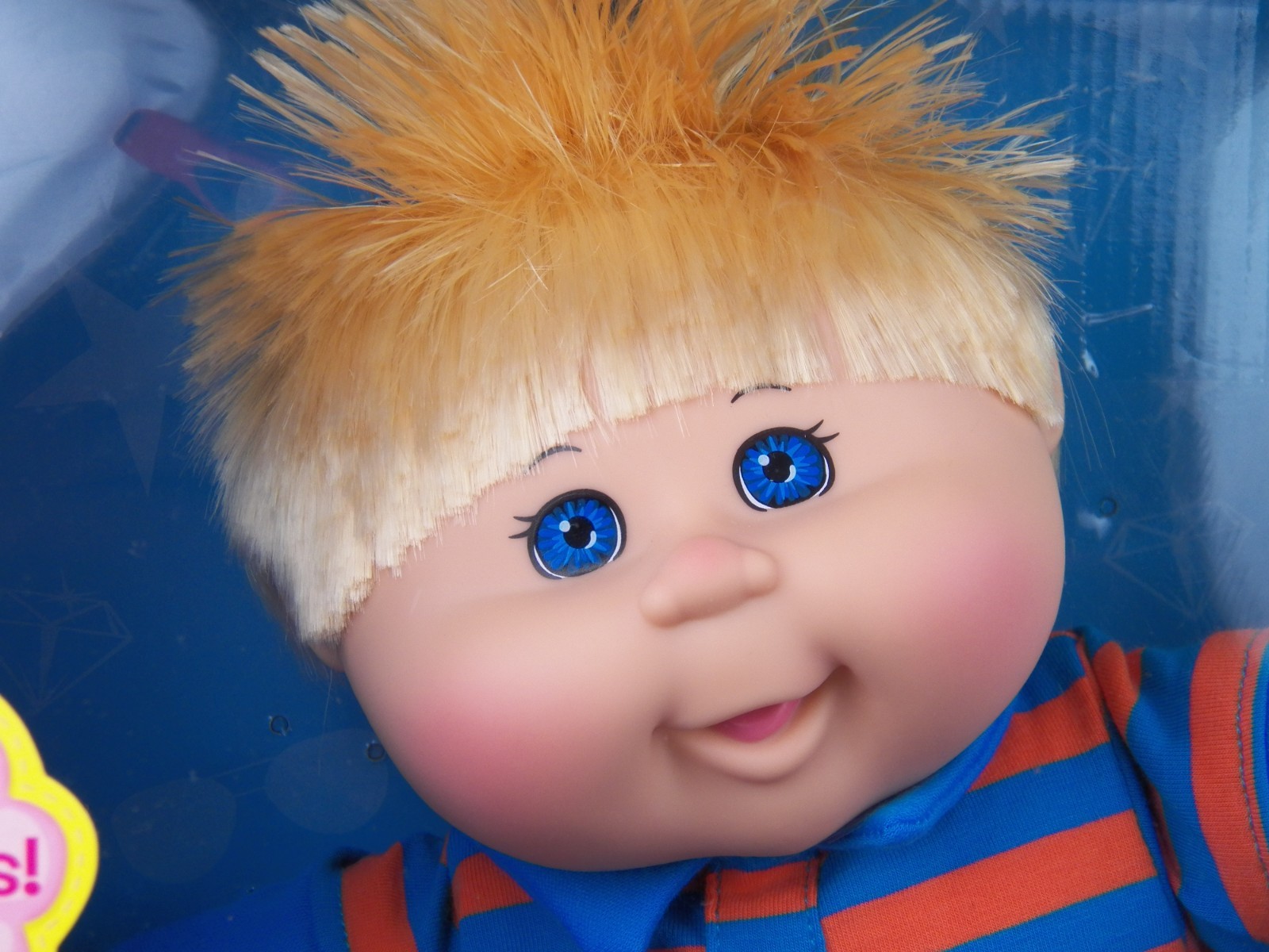 Cabbage Patch Kids 14″ Boy Plush Doll Blonde Hair Blue Eyes Caucasion*BRAND NEW*