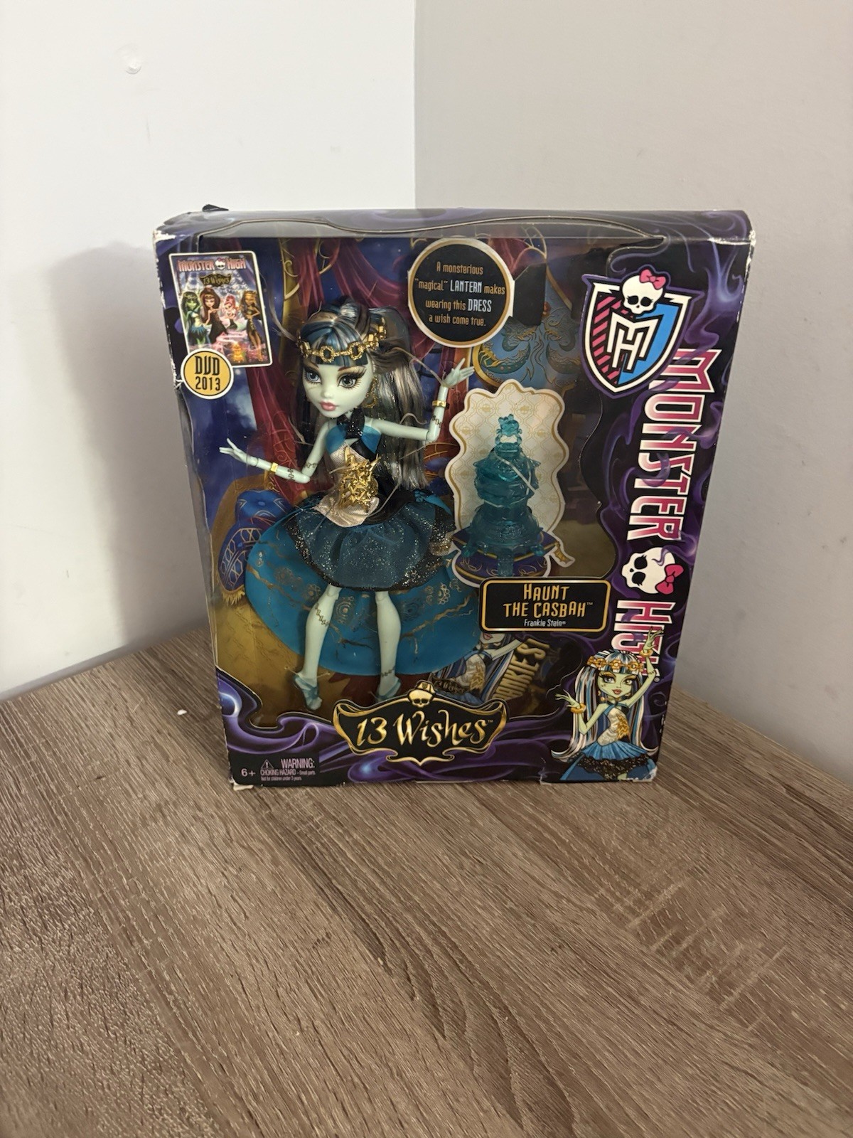 NIB Monster High Doll 13 Wishes Haunt The Casbah Frankie Stein