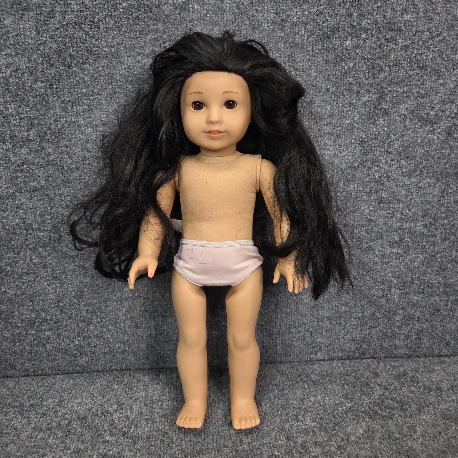 American Girl Truly Me Doll Long Brown Hair, Light Skin, Dark Brown Eyes 18”