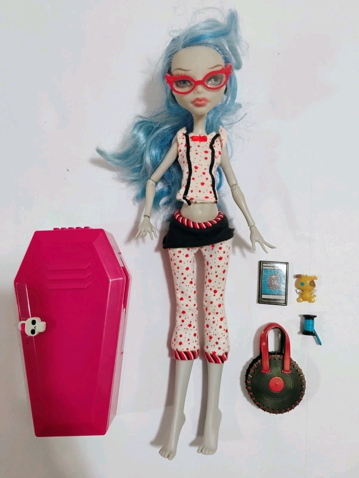 Monster High Dead Tired Ghoulia Yelps Doll & Extras Accessories