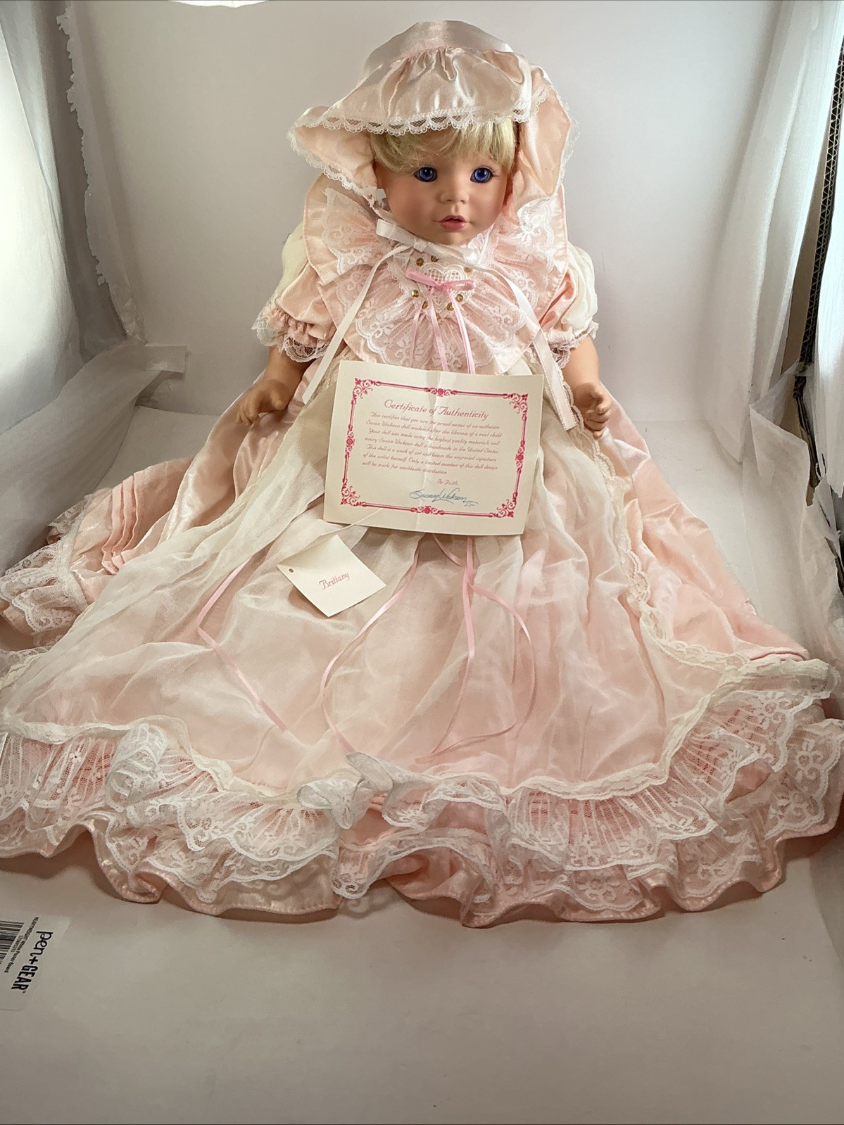 Susan Wakeen ‘Brittany’ Limited Ed. Porcelain Doll– #185/750 MIB With COA- 1990s