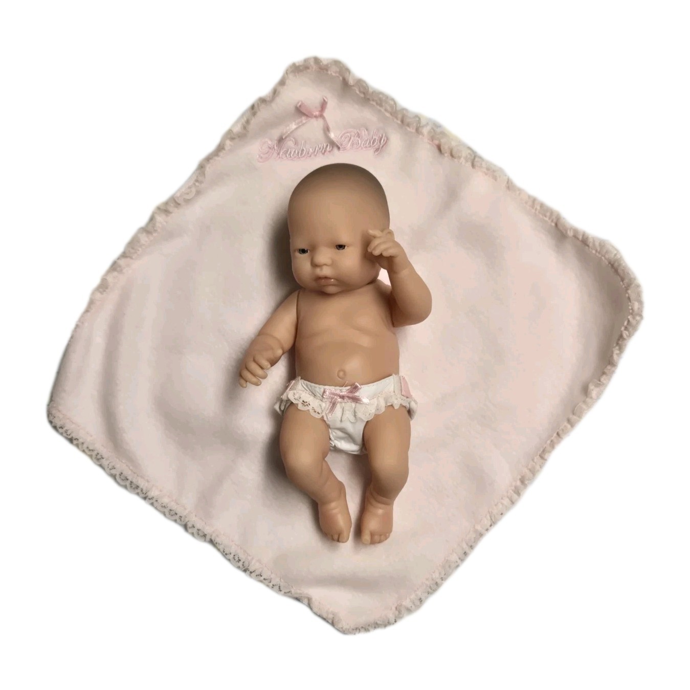 Vintage 1992 For Keeps! Berengeur 9.5″ Baby Girl Doll-Soft Vinyl-In Box #18420