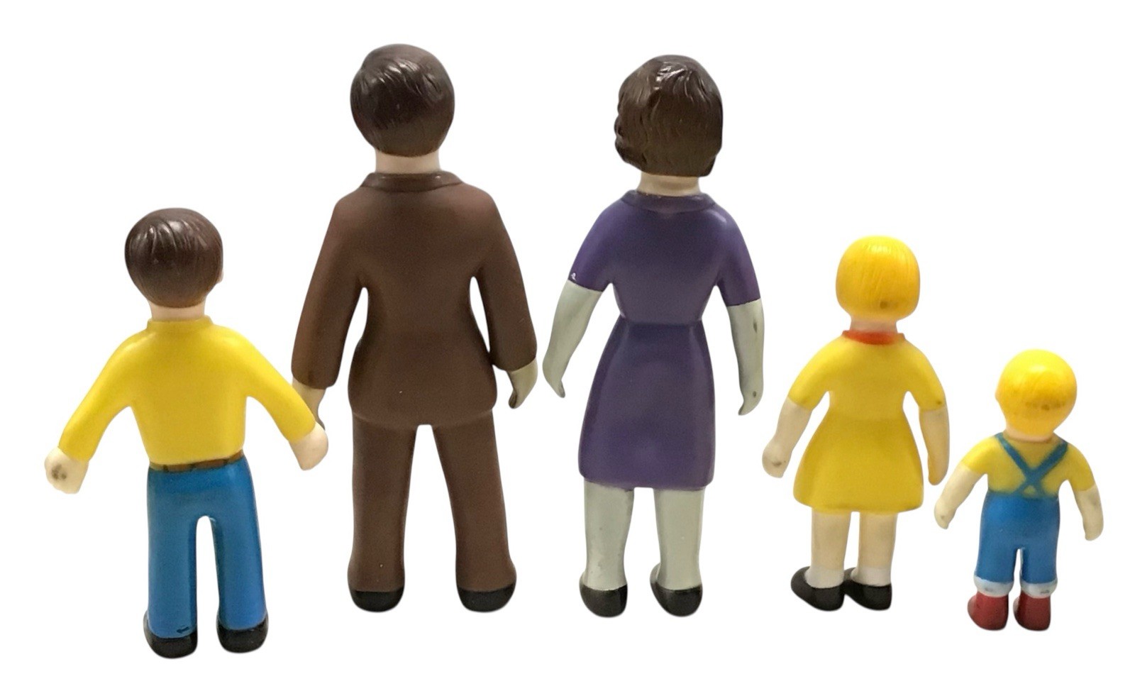 Marvel Education Play Figures White Caucasion Family ~ 5 Dolls ~ Original Box