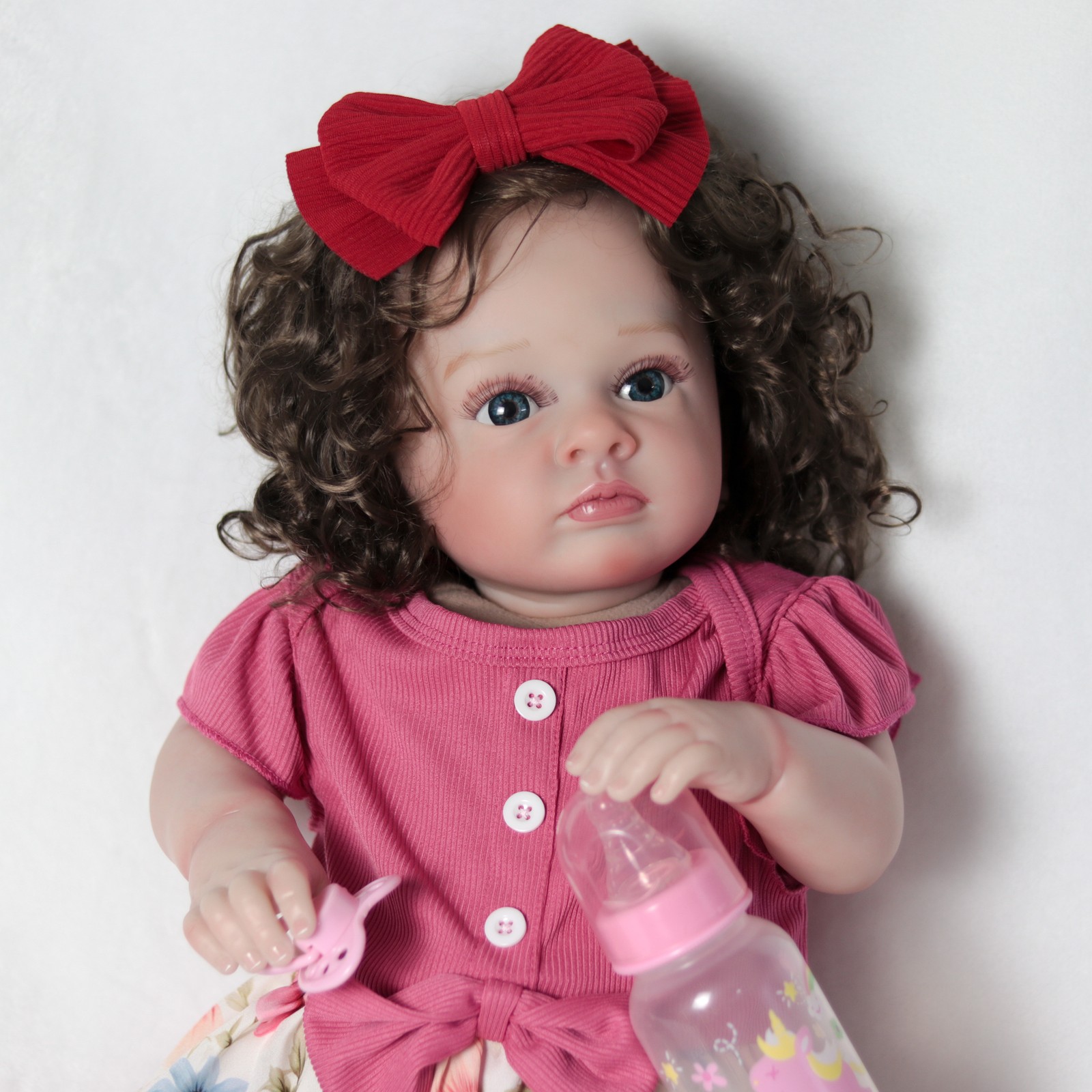 Realistic Newborn Baby Doll Vinyl Silicone Lifelike Reborn Dolls Real Girl Gift