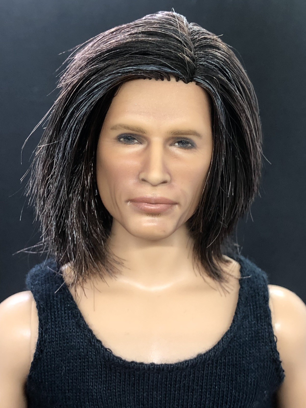 OOAK Steven Tyler Inspired Barbie Basics Ken Doll Model 15 002 Aerosmith Repaint