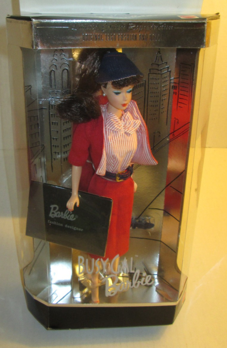 Barbie Busy Gal Reproduction 1995 Timeless Creations Doll NRFB 13675 New