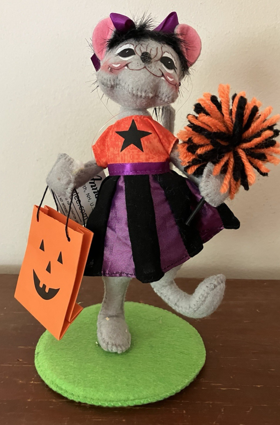 2017 Annalee TRICK OR TREATER CHEERLEADER 6″ Doll with Tag