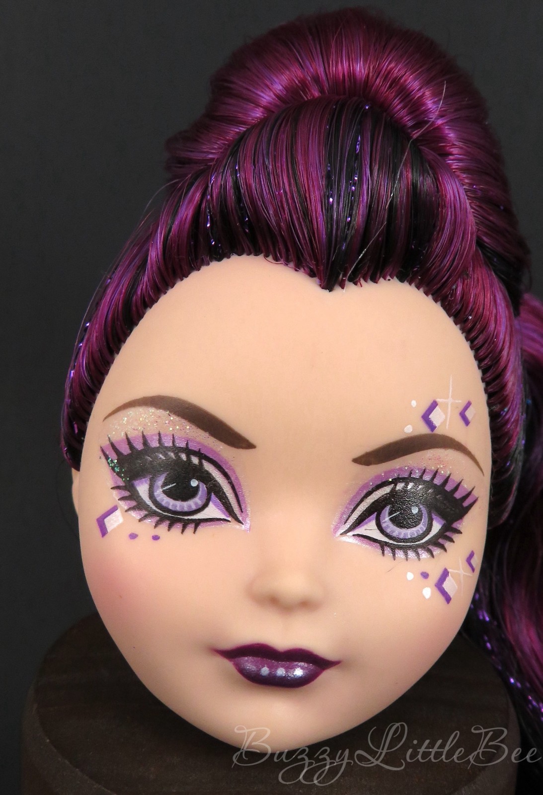 Raven Queen Thronecoming Head Only #1 Ever After High Doll