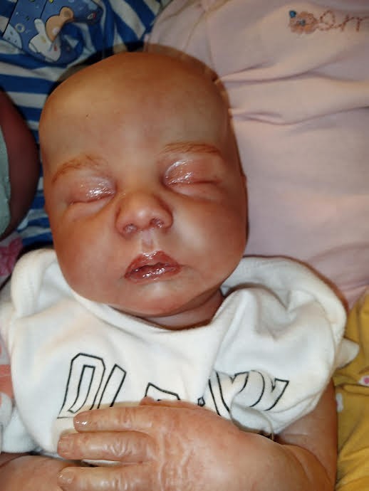 Reborn doll Replica preemie size hand painted and hand made