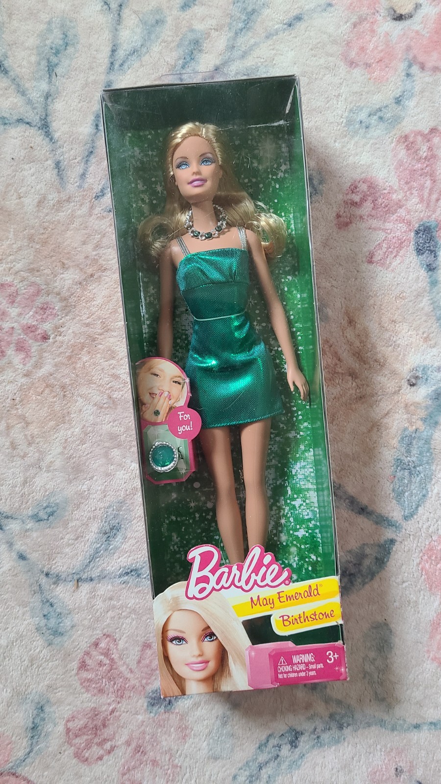 Barbie Birthstone Collection Fashion Dolls May Emerald Unopened 2011