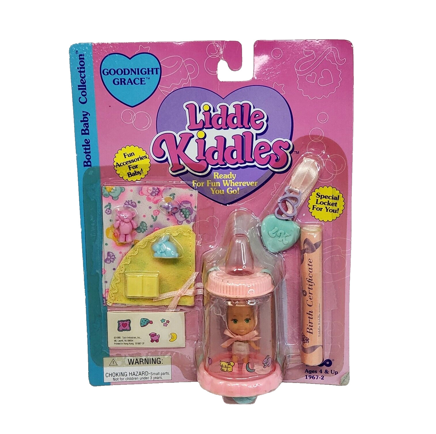 VINTAGE 1995 TYCO LIDDLE KIDDLES GOODNIGHT GRACE DOLL NEW IN PACKAGE SEALED