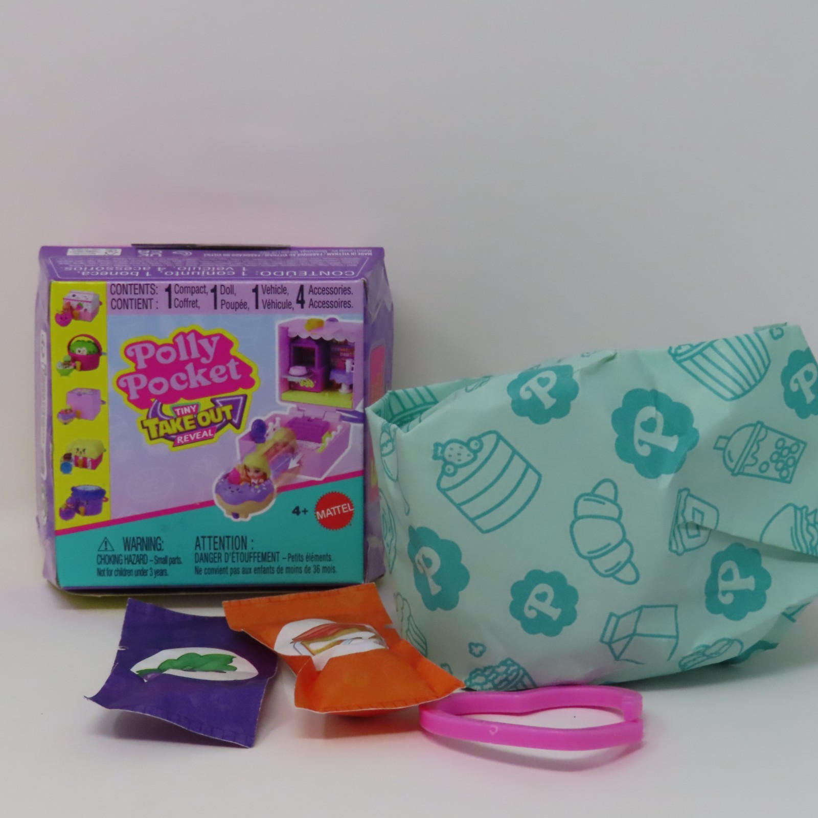 Polly Pocket Tiny Take Out Reveal Mini Playset Blind Box Opened You Pick Mattel
