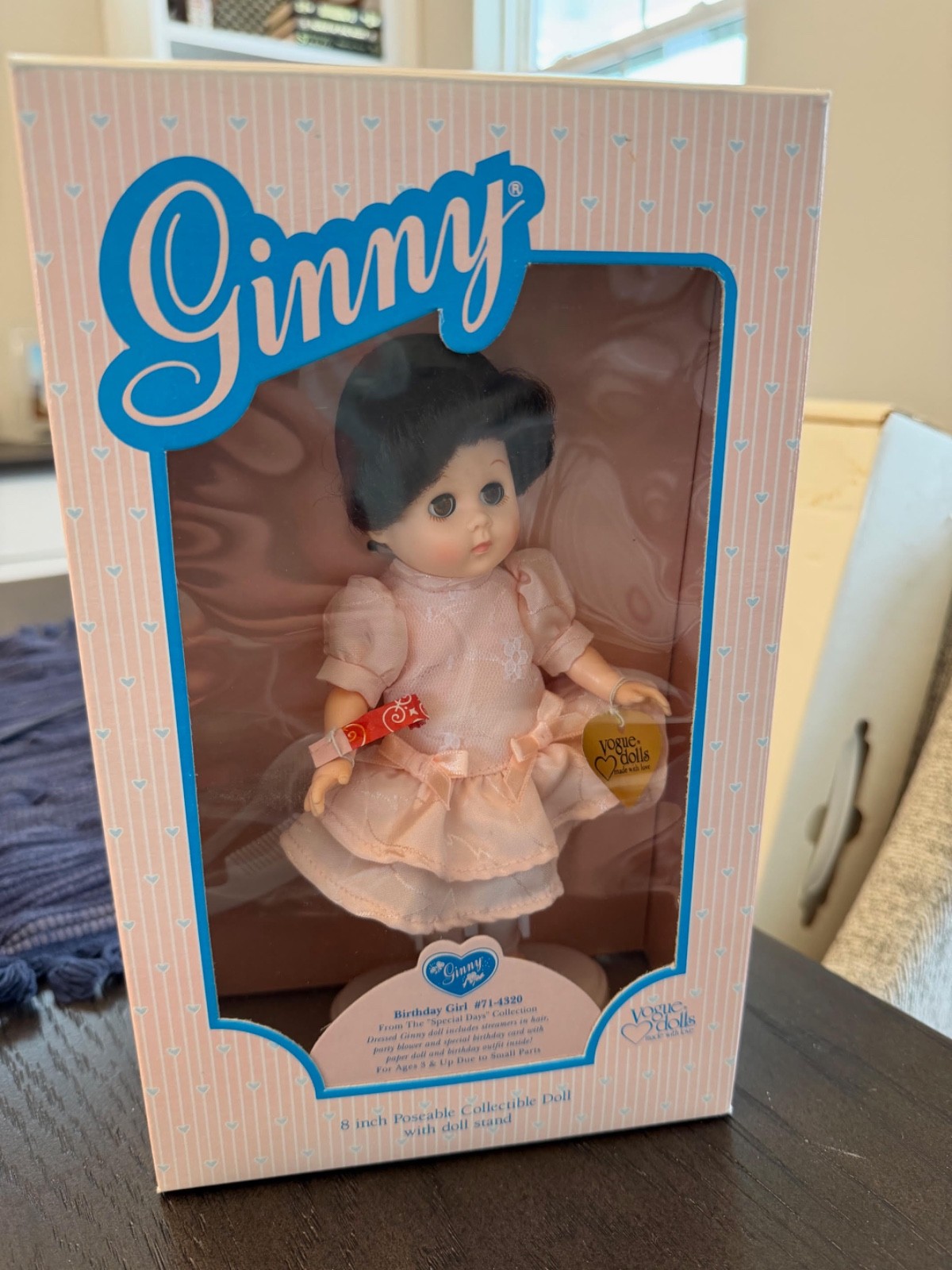 Ginny Birthday Girl Doll 8 Inch Posable Collectible Doll Vogue Dolls