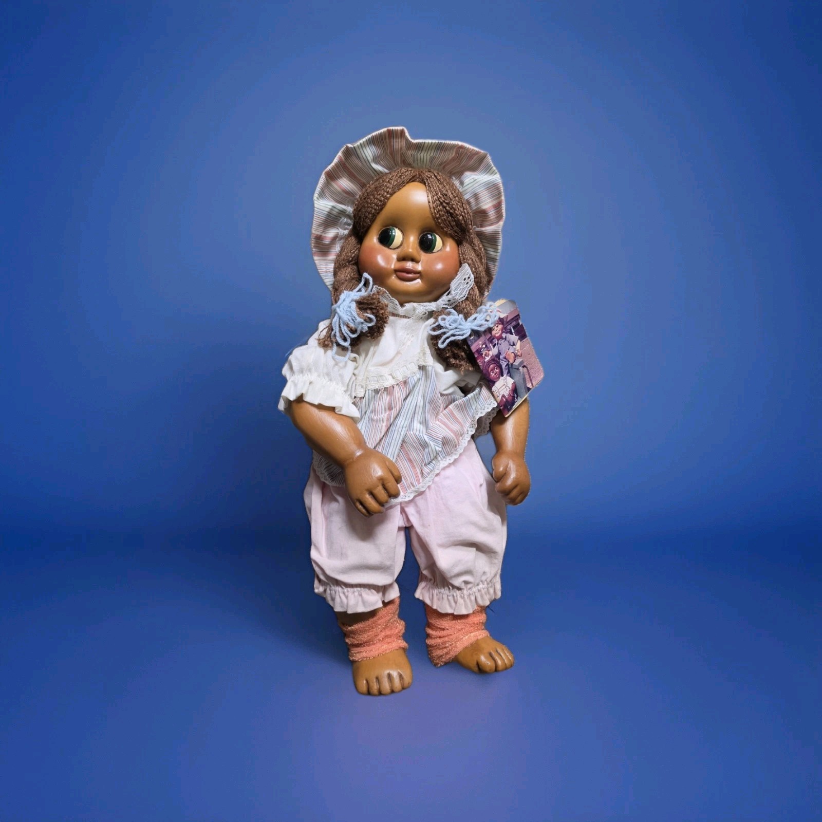 MILLI 1 #2149 ❤️️ 1987 NABER KIDS DOLL Wood Carved 18″ Ltd Edition CUTE FACE!