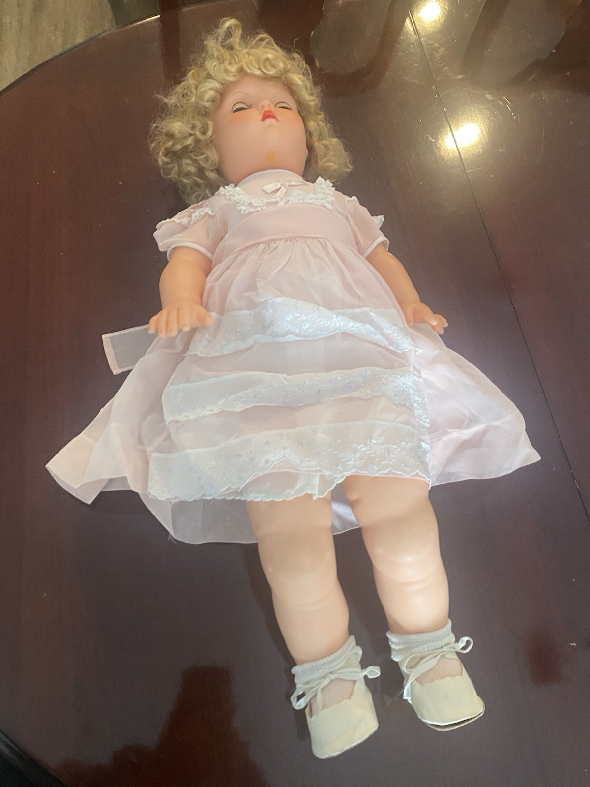 26” vinyl ( or rubber) doll, never handled. all original