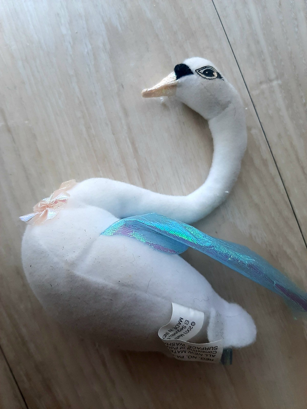 Barbie Fantasy Tales SWAN LAKE Odette The Swan ONLY – 2003 Plush Accessory