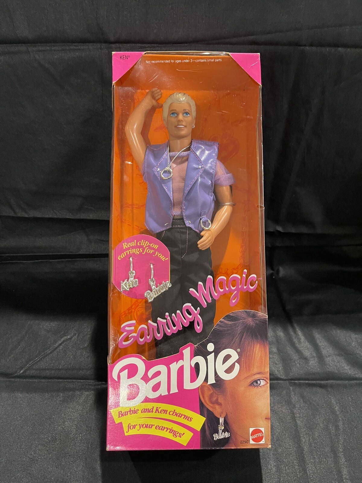 Vintage Earring Magic Ken Doll – discontinued Barbie (1992) NRFB Mint