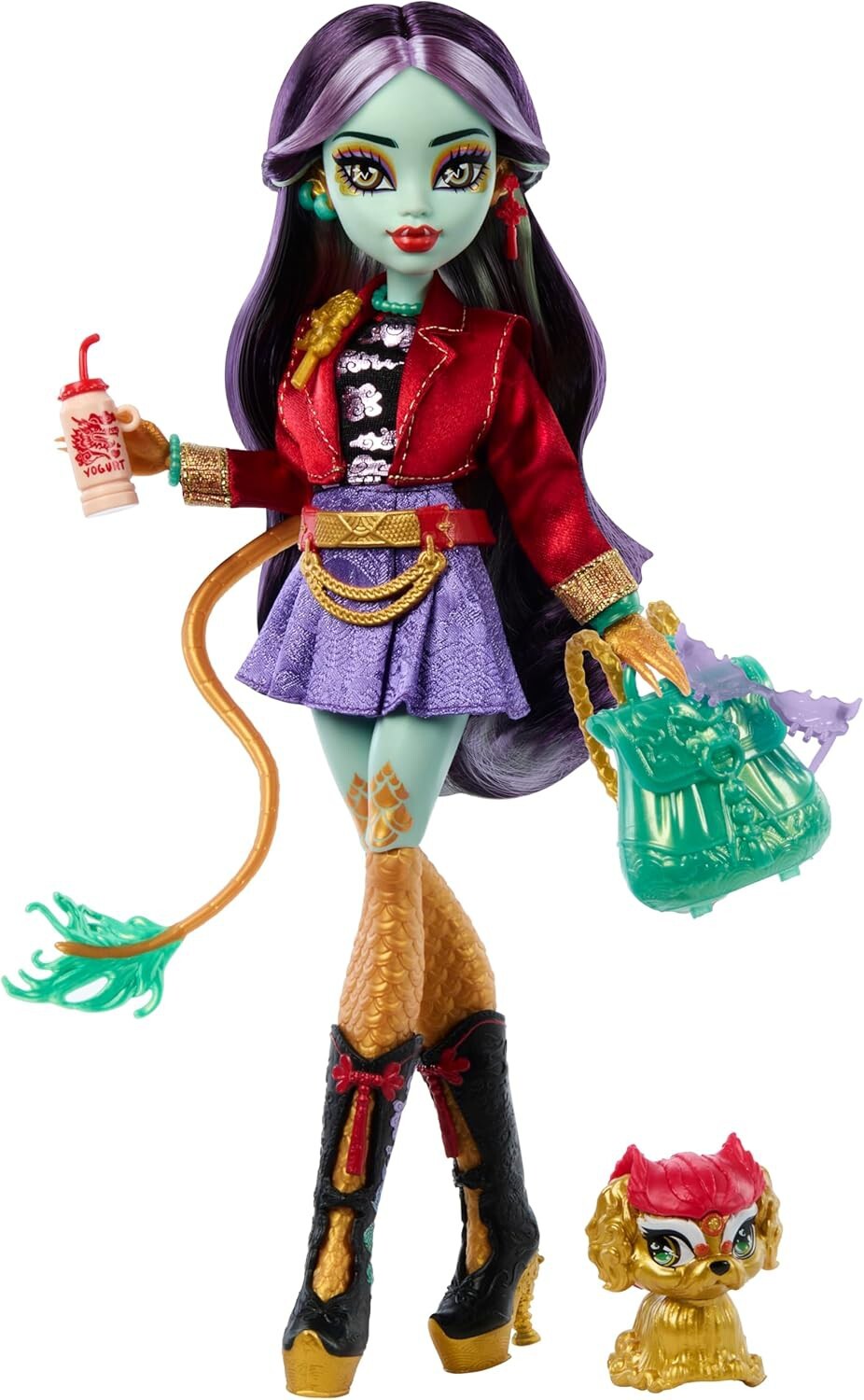 Monster High Jinafire Long with Yun Yun 10.5-Inch Doll