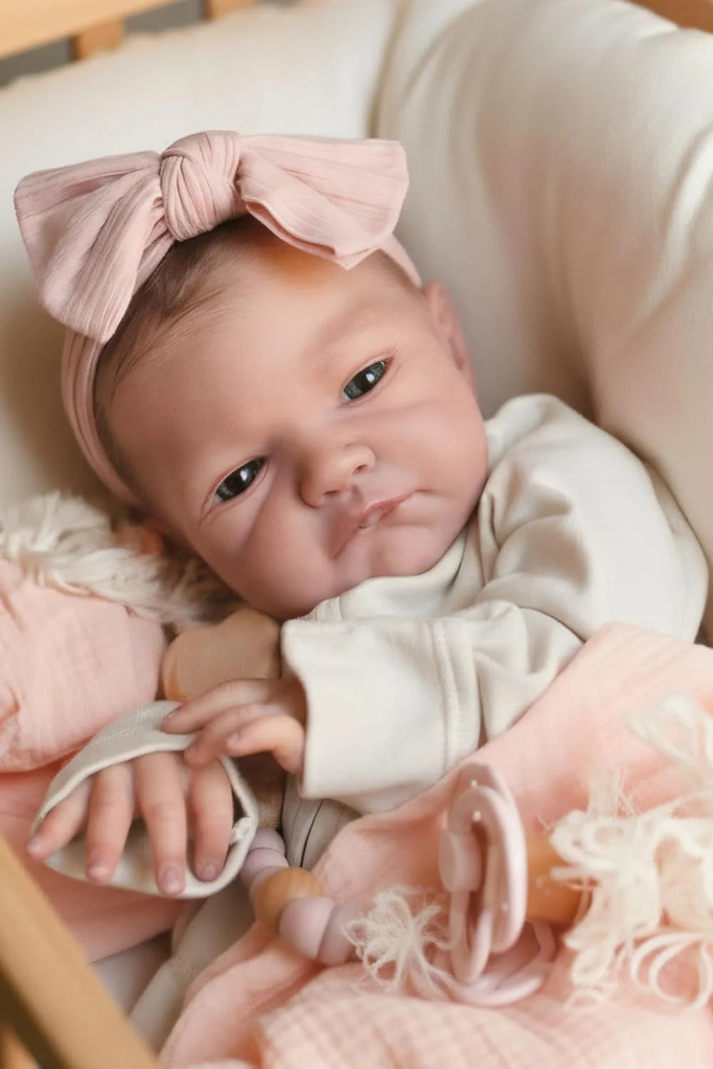 WOOROY Realistic Reborn Baby Dolls – 20 Inch Lifelike Newborn Baby Doll Girl Rea
