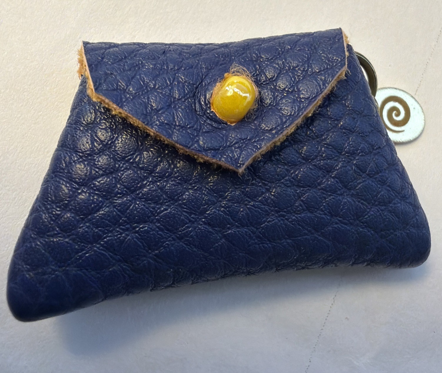 VINTAGE BARBIE Cherished Friends DOLLS TAGGED NAVY BLUE ENVELOPE HANDBAG RARE