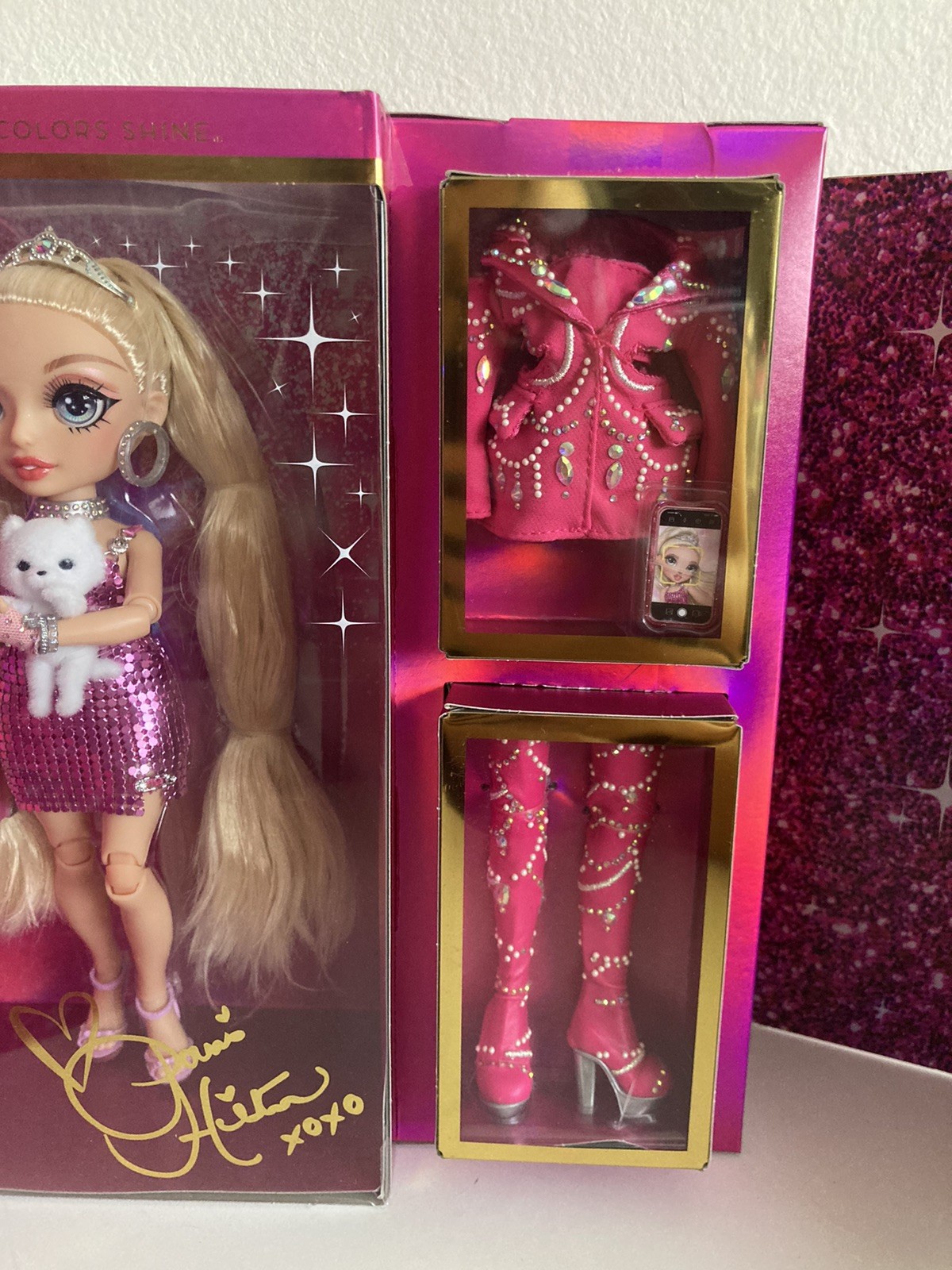 Rainbow High Paris Hilton Premium Edition Collector Doll NIB NEFB HTF