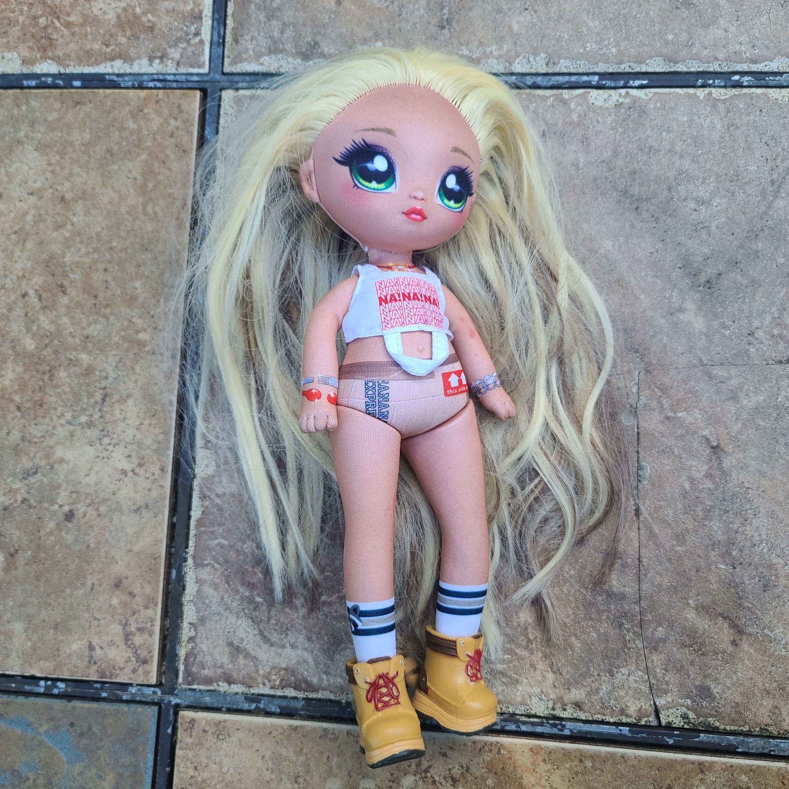 Na Na Na Surprise Teens 11″ Fashion Doll Gretchen Stripes (Missing Pants?)