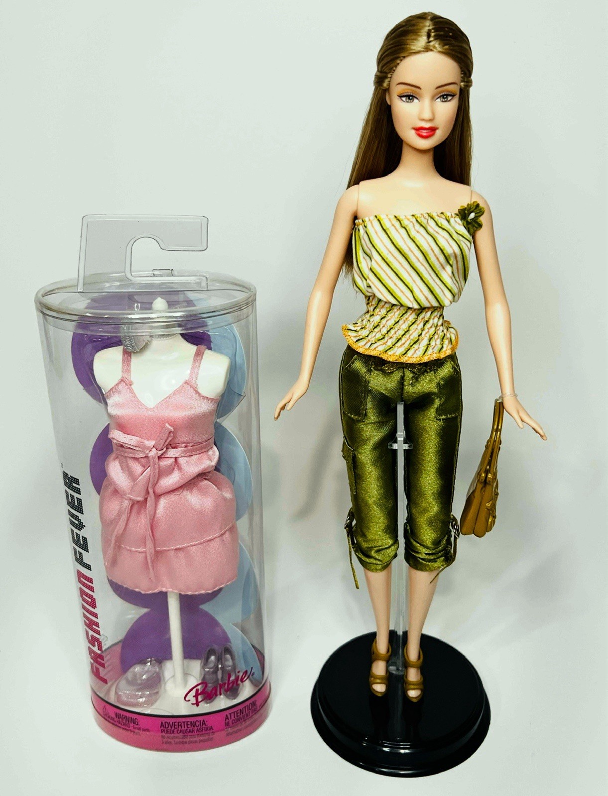 Barbie Fashion Fever Teresa Doll 2004 Mattel No. H0896 & Fashion Pack Mannequin