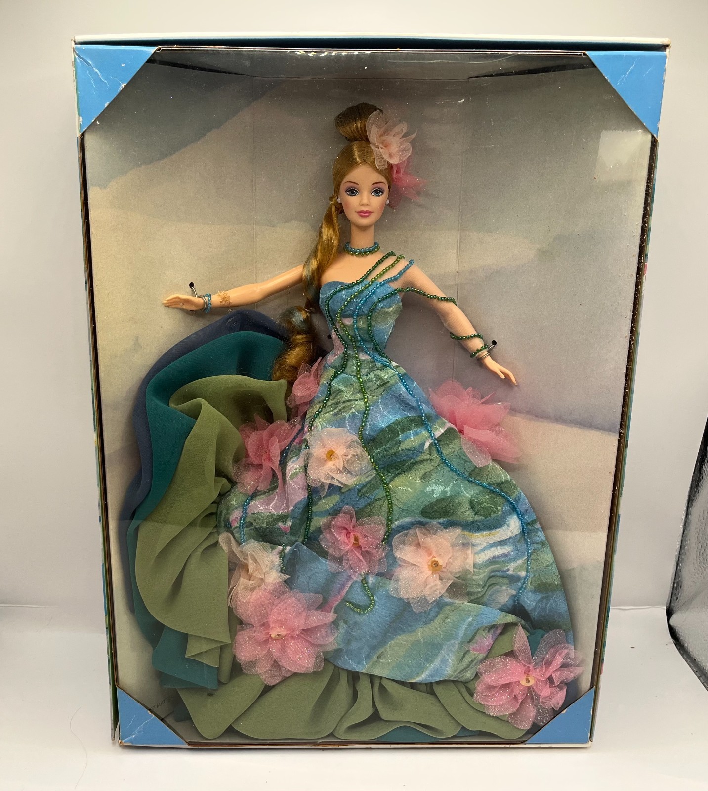 Vintage 1997 Barbie Water Lily Claude Monet Fashion Doll 17730 Mattel