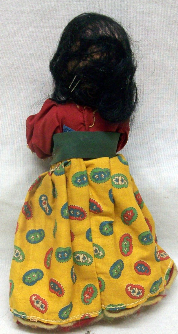 Vintage Composition Doll from Mexico, 8″ Tall in Good Condition