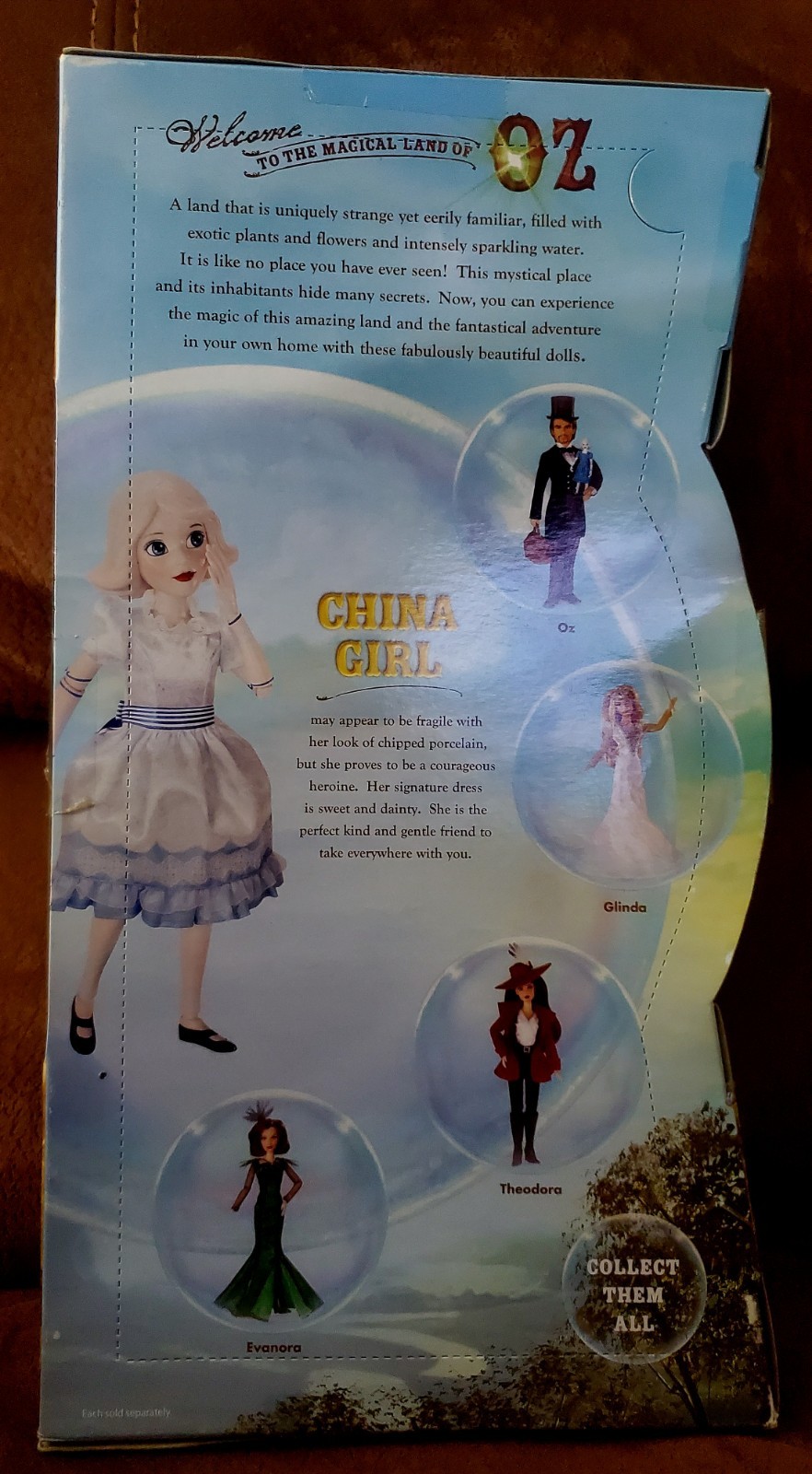Disney 2013 Oz The Great and Powerful China Girl Doll with Charm New