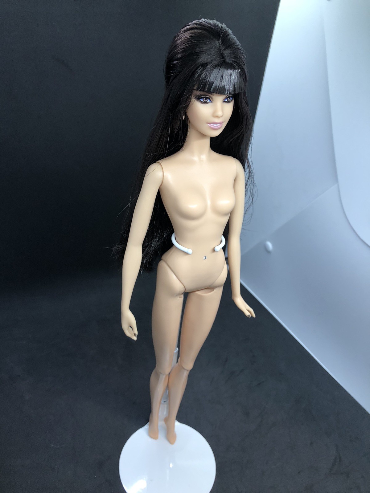 2009 Harley Davidson Barbie Doll Model Muse Body Piercing Bangs for OOAK Repaint