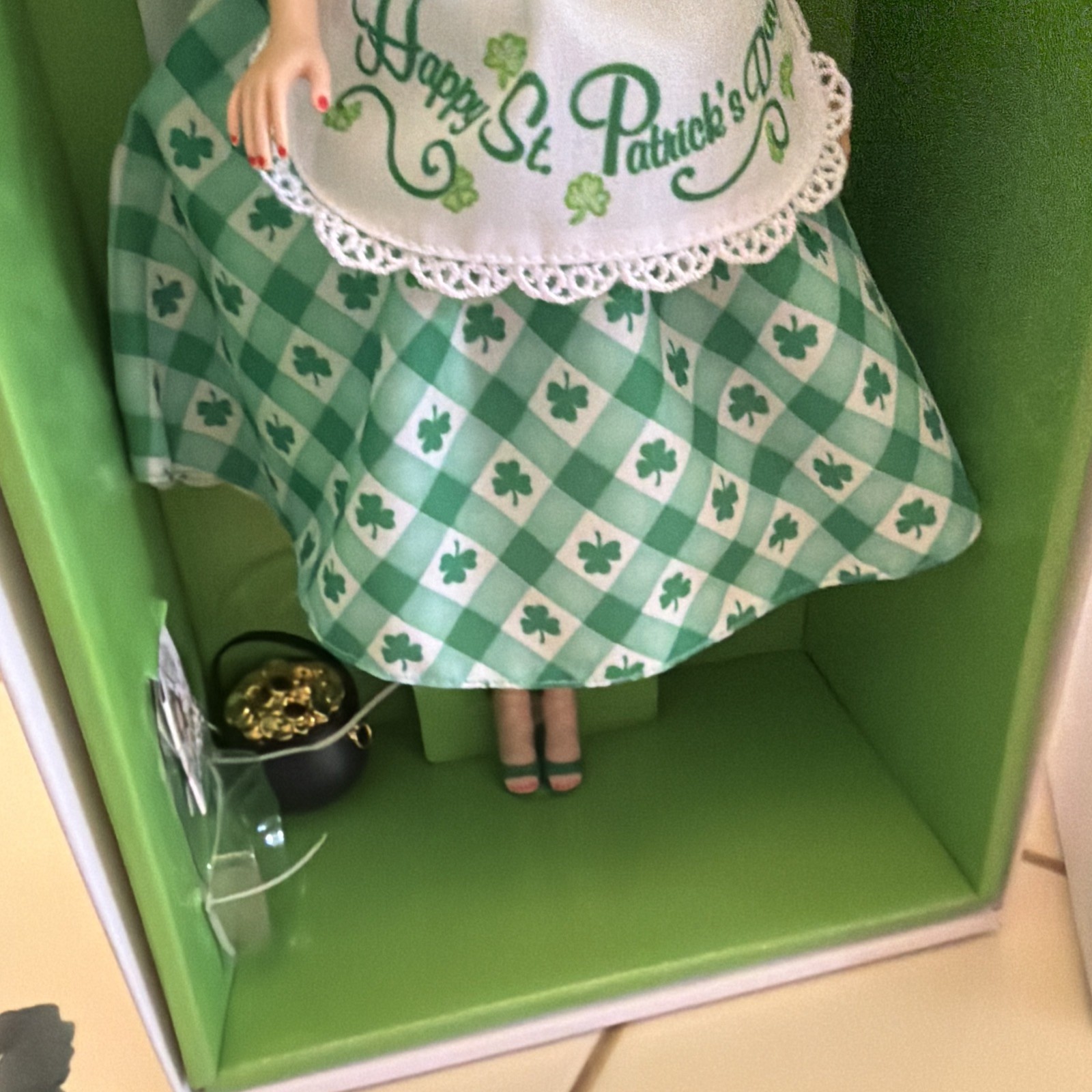 SHAMROCK CELEBRATION HOSTESS BARBIE BFC EXCLUSIVE IN SHIPPER MINT ST PADDYS DAY