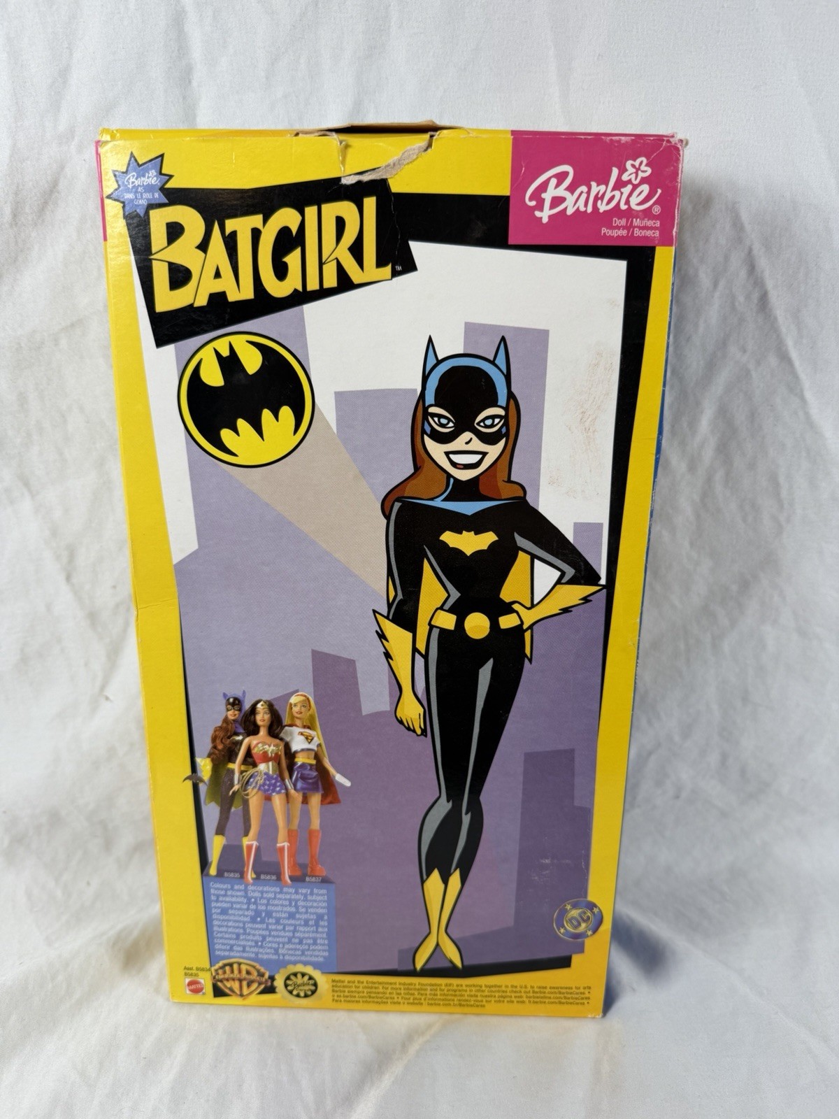 BARBIE as BATGIRL w/ accessories model B5835 NRFB 2003 collector doll NIB