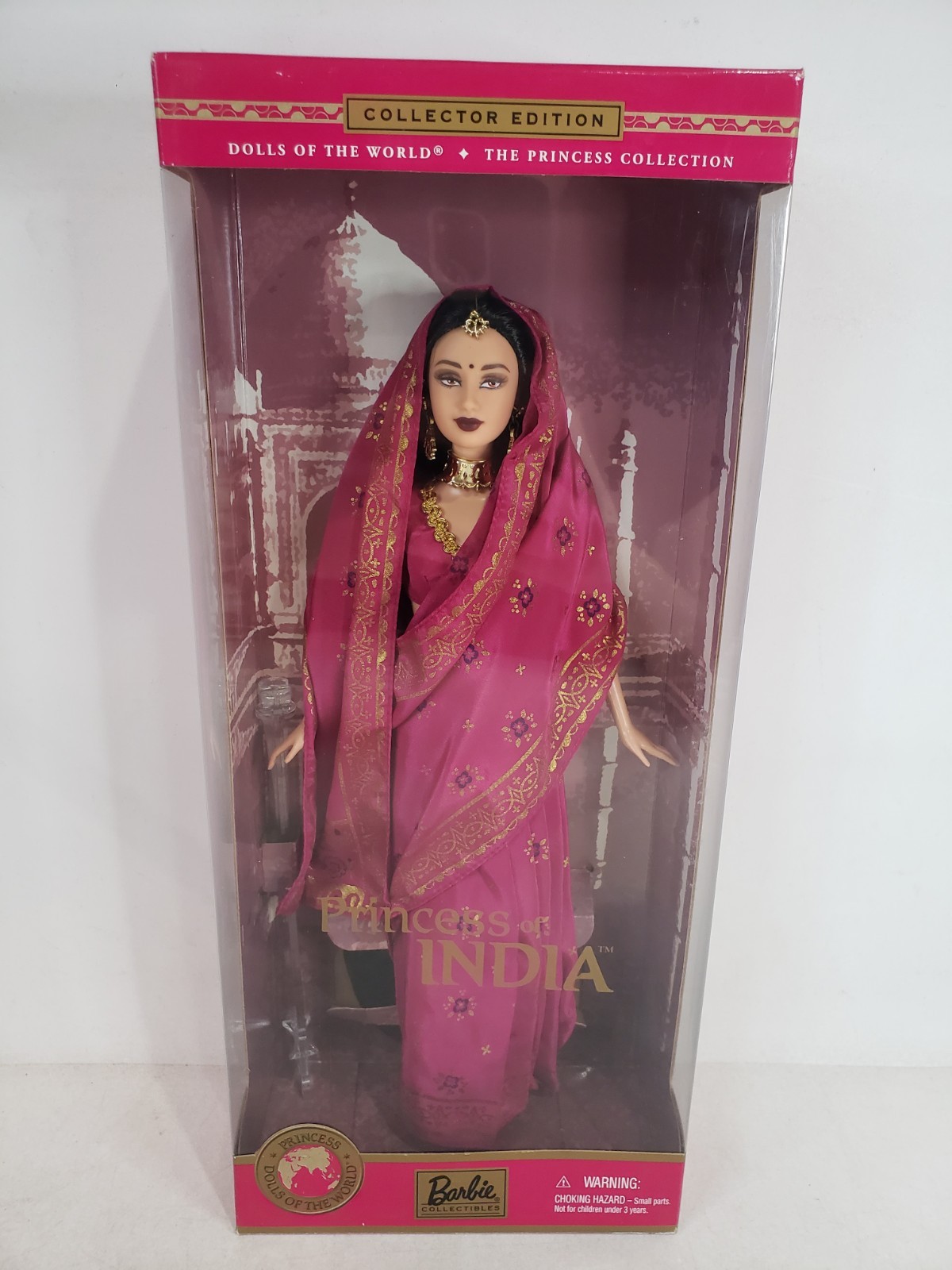 PRINCESS OF INDIA BARBIE DOLL DOTW DOLLS OF THE WORLD 2000 MATTEL 28374 NRFB