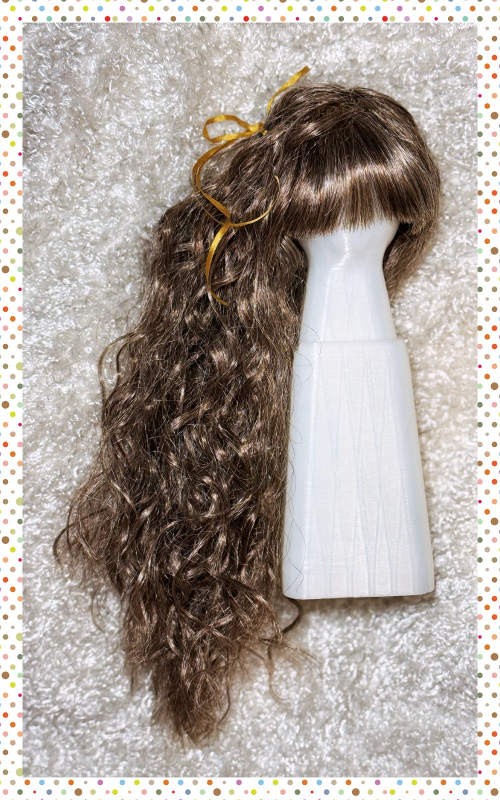 1/3 BJD Balljointed Smart Doll Super Dollfie Dream DD Ash Brown Mix Wave Wig 8/9