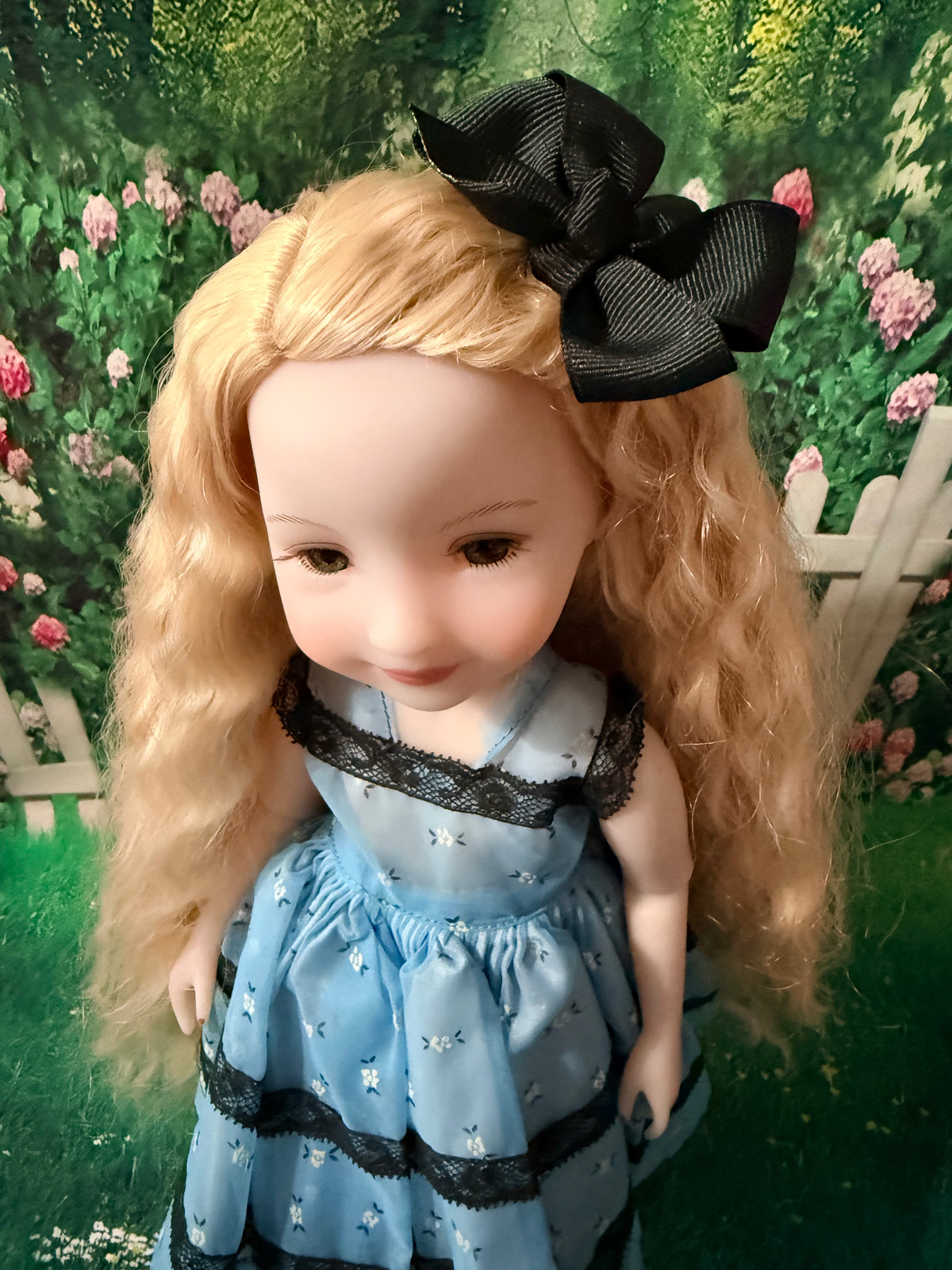 Adopt Me: Ruby Red Galleria Custom Alice in Wonderland BJD Doll