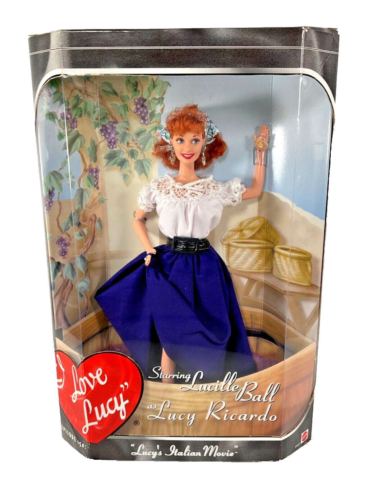 1999, I Love Lucy Doll, Lucy’s Italian Movie, Episode 150, Mattel, #25527, NIP
