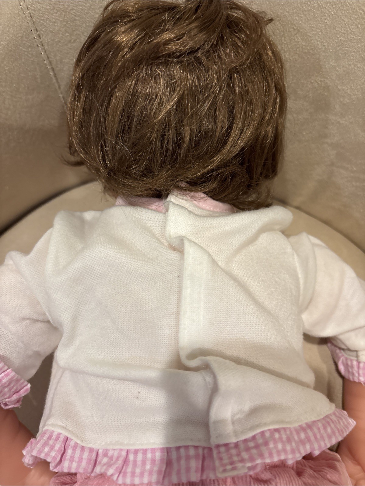 Paradise Galleries Cuddle Bear Bella Doll With Brown Hair And Blue Eyes