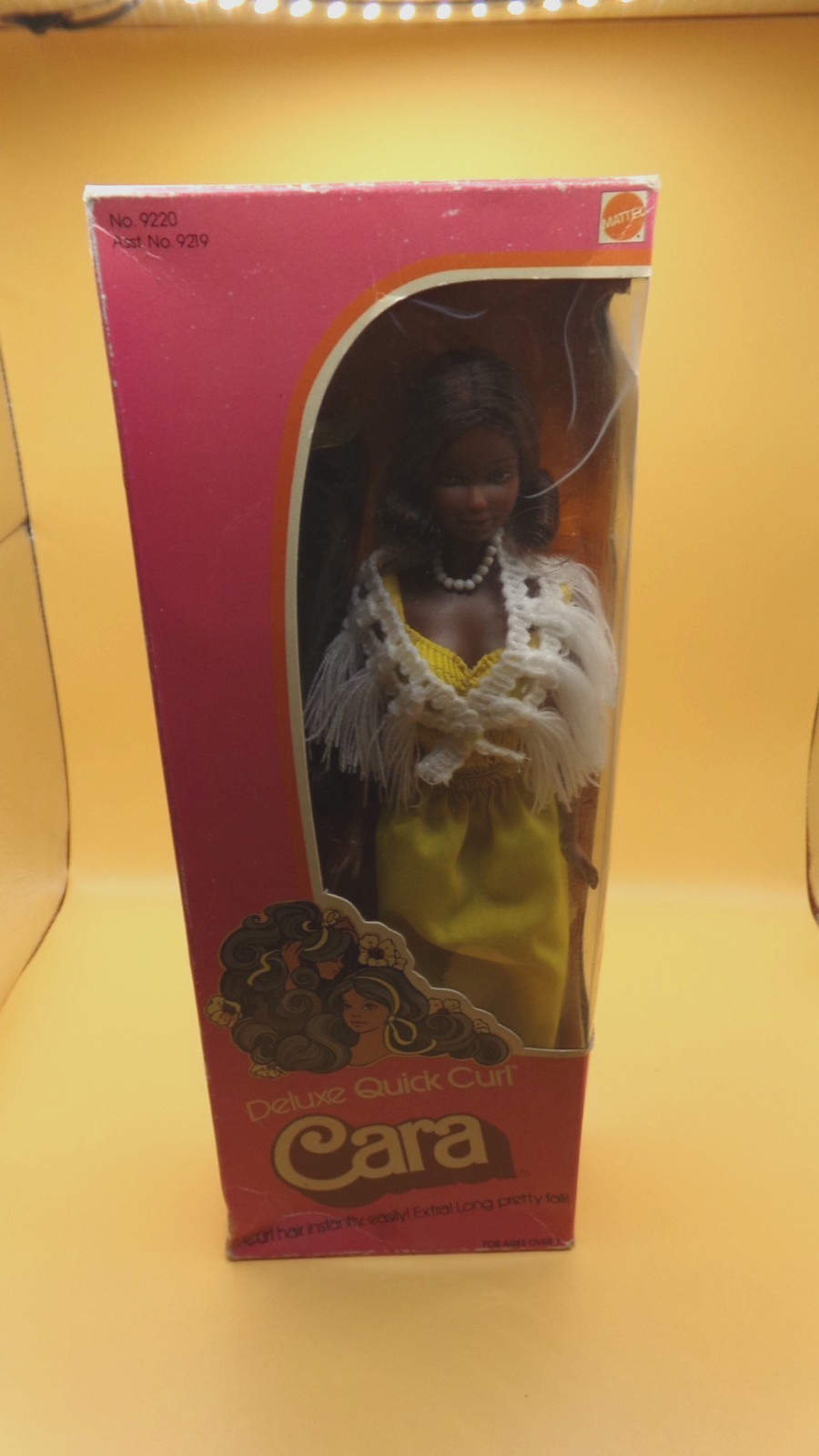 1975 Mattel Deluxe Quick Curl Cara NRFB Barbie AA Black Friend