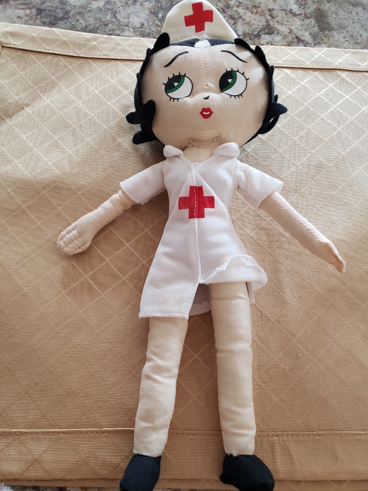2012 BETTY BOOP Nurse Outfit 13” Rag Doll by King Features Syndicate Plush